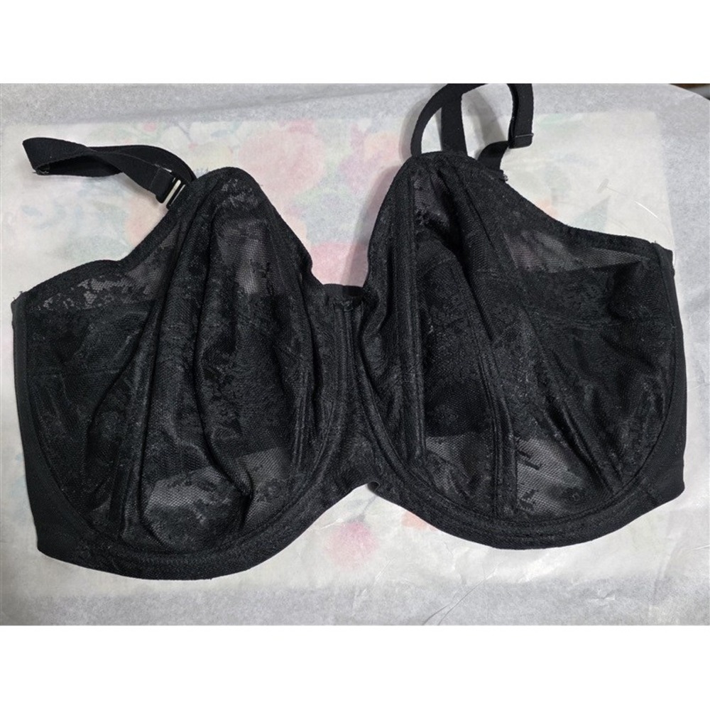 NWT Goddess 36J USA Verity Underwire Strapless Bra 7002 Black 131929